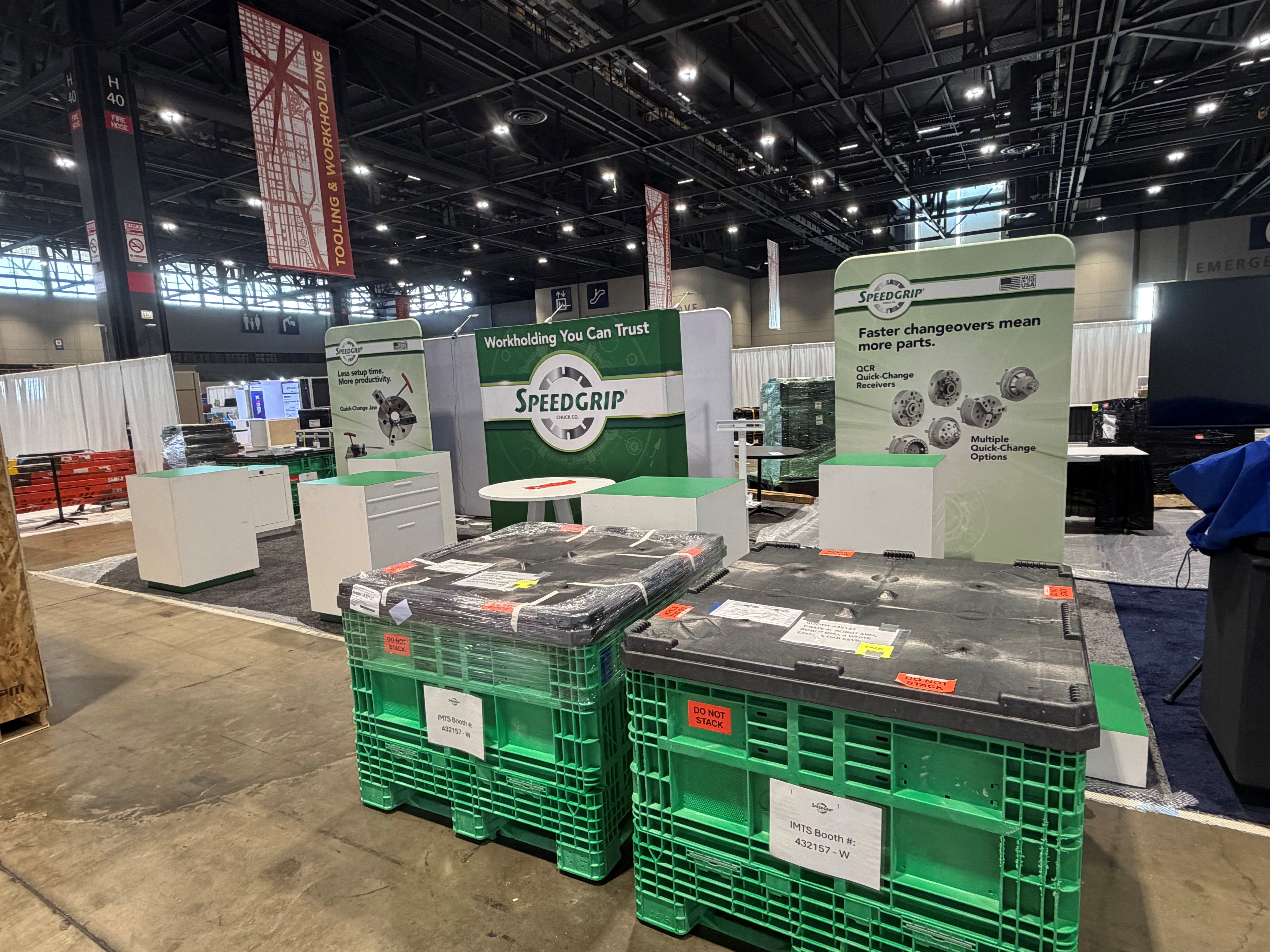 Setup is underway at IMTS 2026!