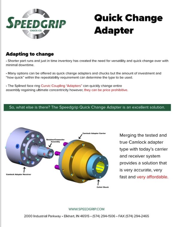 Quick Change Adapter