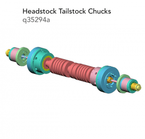 Headstock Tailstock Chucks q35294a