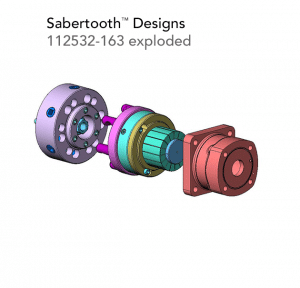 Sabertooth Designs 112532 163 exploded